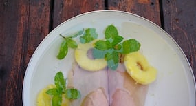 Treat yourself to a pineapple pedicure for soft, beautiful feet