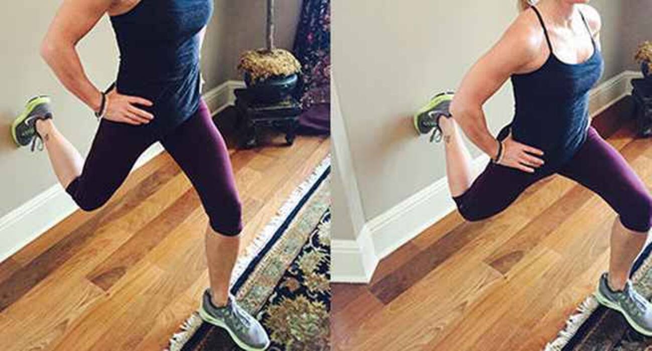 Wall, staircase, doorframe and floor exercises to lose weight from your entire body