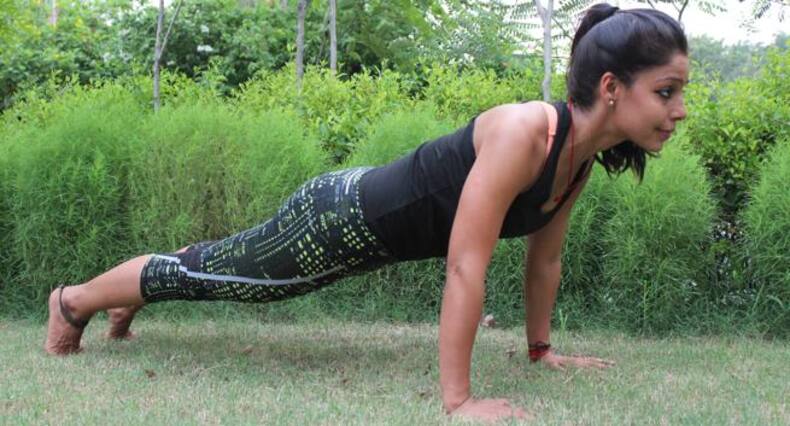 Get strong arms like Anushka in Sultan with these yoga poses