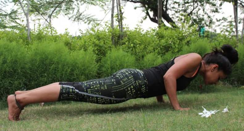 Get strong arms like Anushka in Sultan with these yoga poses