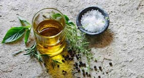 DIY olive oil and salt body scrub for silky smooth skin
