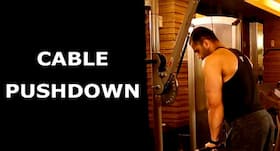 Get strong, well-defined arms with cable pushdown