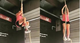 Try rope climbing to get an hourglass figure in no time!