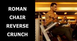 Sculpt your abs with Roman chair reverse crunch