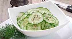 Eat cucumber to deal with salt cravings