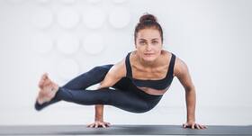Try astavakrasana to tone your shoulders and arms