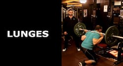 Perform lunges to get toned hips, thighs and legs