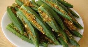 Healthy recipe for diabetics-- bhara bhindi  or stuffed okra