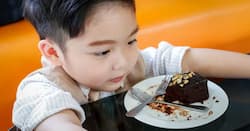 Bake with kids -- Healthy brownie recipe