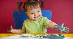 Tips for getting your toddler interested in painting -- 6 things you can use instead of a painting brush