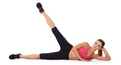 How to do side lying leg shifts