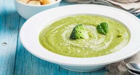 Healthy and satisfying broccoli and potato soup