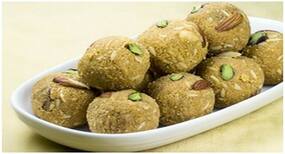 Healthy recipe for Maha Shavaratri-- Gluten-free nuts laddoo