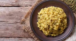 Enjoy this fibre-rich cabbage moong dal khichdi