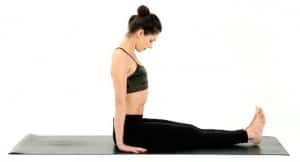 Staff-pose-variation Yoga to prevent and get relief from carpal tunnel syndrome
