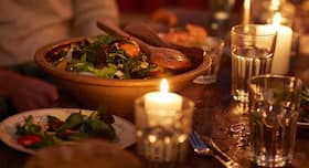 What happens to your body when you eat a heavy dinner?