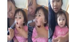 Video of Thai woman performing Neti kriya on her toddler using a syringe has gone viral