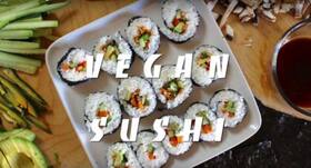 Here's how you can make vegetarian sushi at home
