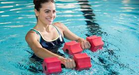 Weight train in water to build stronger and leaner muscles
