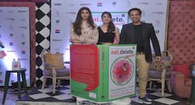 Celebrity nutritionist Pooja Makhija unveils her new book ‘Eat. Delete. Junior’ with Shweta Bachchan in Delhi