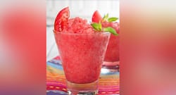 Healthy dessert recipe - Tomato Basil sorbet