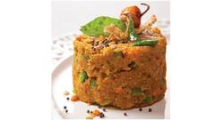 Try this hearty and healthy spicy whole wheat breakfast cereal upma