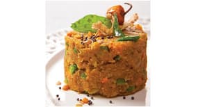 Try this hearty and healthy spicy whole wheat breakfast cereal upma