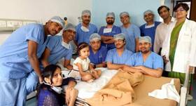 Aaradhya, the youngest heart recipient successfully discharged Aaradhya, the youngest heart recipient successfully discharged