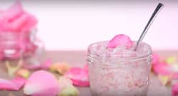 Try this DIY rose sugar scrub for ever glowing and youthful skin