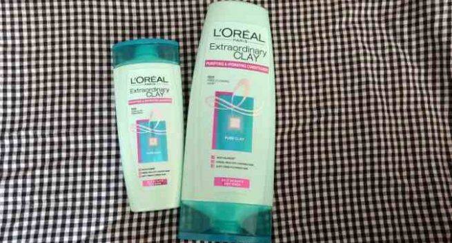 Product Review L Oreal Extraordinary Clay Shampoo And Conditioner