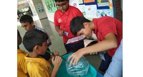 Students of Shiv Nadar School Noida conduct Lung Capacity Test and create low-cost prototype of air-filter