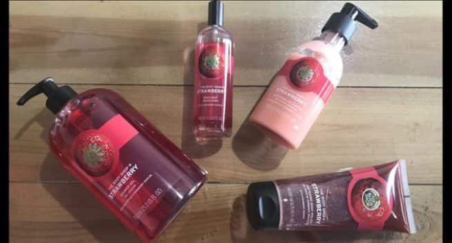 pomegranate shower gel body shop