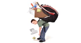6 tips to prevent bad posture in children due to heavy school bags