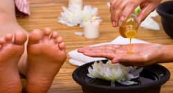 Massage your feet with coconut oil at night. Here's why!