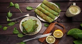 ﻿Healthy Recipe: Multi flour spinach pancakes  