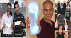 Padman Challenge: Akshay Kumar, Anil Kapoor +other celebs pose with sanitary pads to fight period taboo
