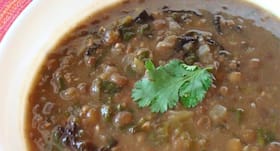 Healthy vegetarian recipe: Ayurvedic Tridoshic dal