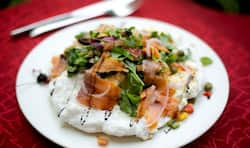 Healthy weight loss low-fat breakfast recipe: Egg white frittata with smoked salmon