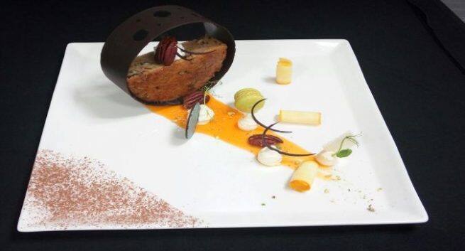 Zucchini Pecan Cake with Farm Fresh orange Sauce & Greek Yogurt, Novotel Hotels & Resorts, Goa