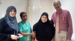 After 15 years, Iraqi woman back 'on her feet'