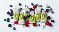 Healthy kiwi and chia seed lollies you can make at home to beat the heat this summer