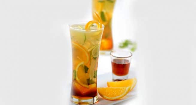 orange green tea