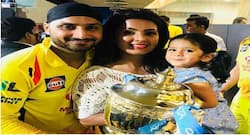 Chennai Super Kings star Harbhajan Singh is a hands-on dad