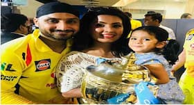 Chennai Super Kings star Harbhajan Singh is a hands-on dad
