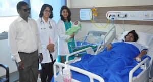Mumbai woman delivers baby after complicated pregnancy Mumbai woman delivers baby after complicated pregnancy