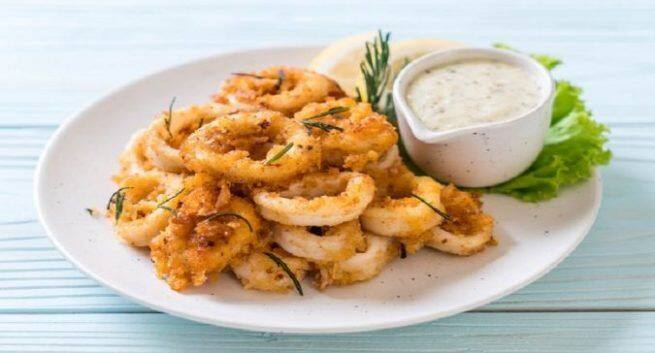 Crispy Calamari Rings - Novotel Imagica Khopoli - Monsoon Recipes