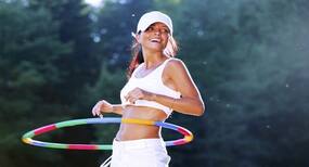 Hula hooping: Tone your body as you twirl the hoop