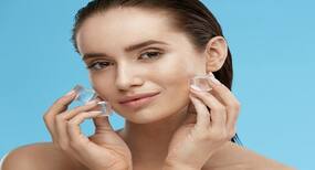 Ice cubes for a glowing skin