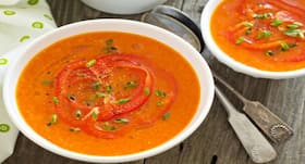 Roasted Bell-Pepper Soup: A soup to shoo away all those monsoon ailments!