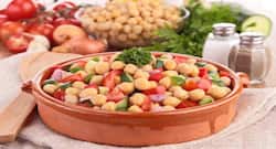 Try this yummilicious chickpeas salad